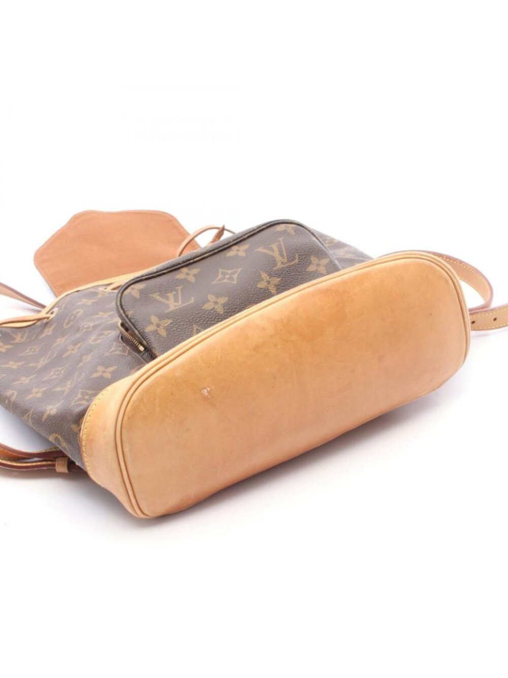 Louis Vuitton Backpack Montsouris MM Canvas Leather - Picture 7 of 13